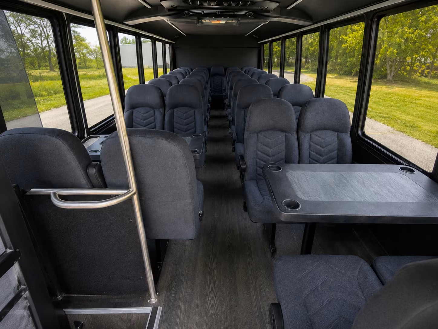 15 passenger minibus interior