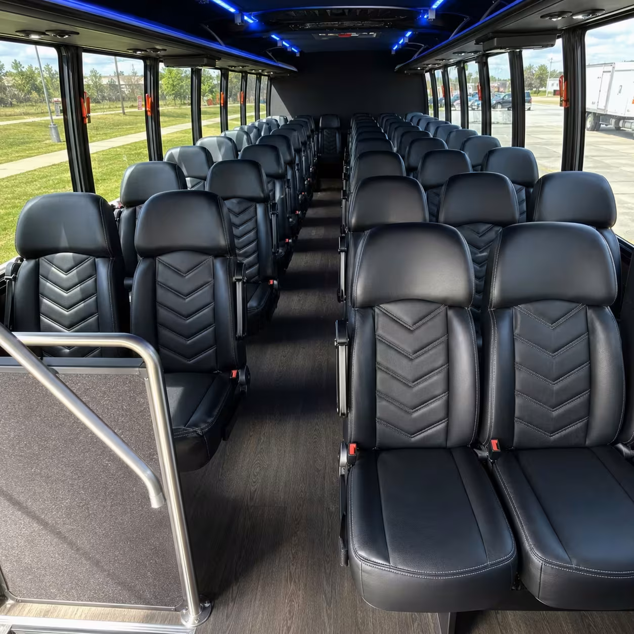 30 passenger minibus inside