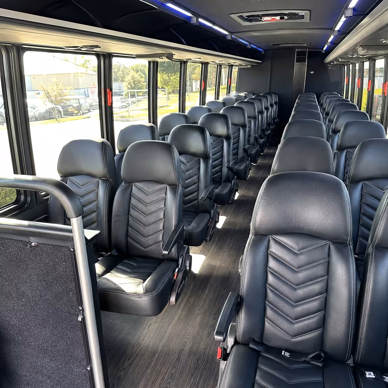 30 passenger minibus interior