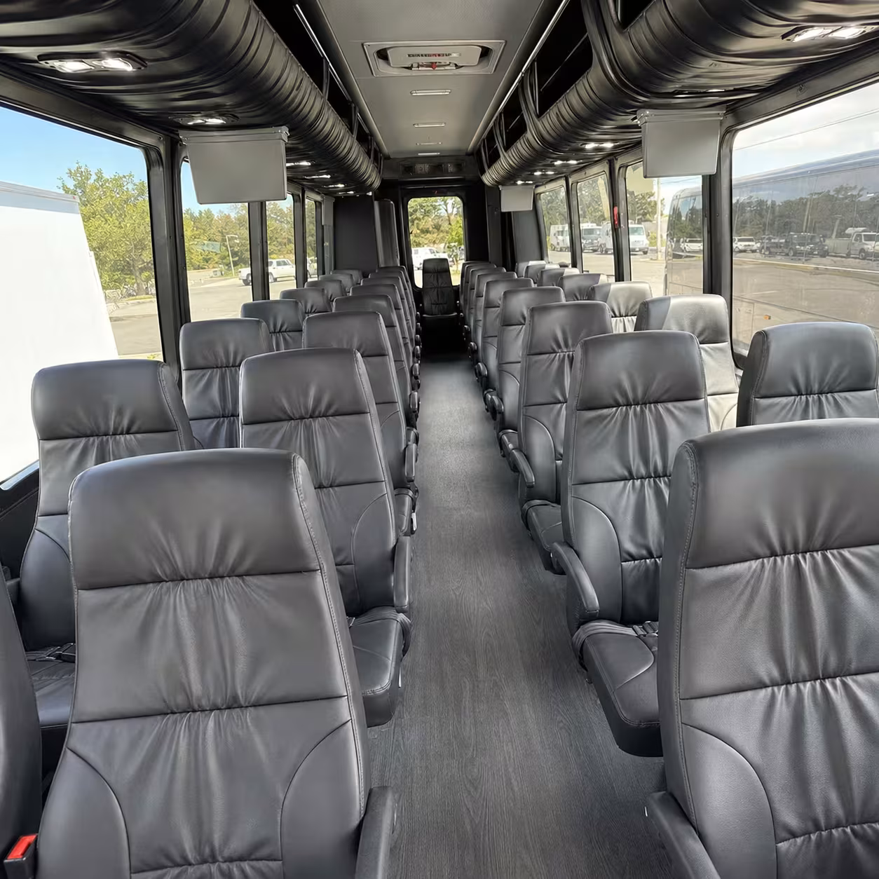 35 passenger minibus interior