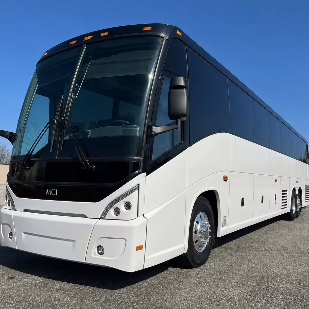 manufacturing plant parking lot minibus rentals in new braunfels